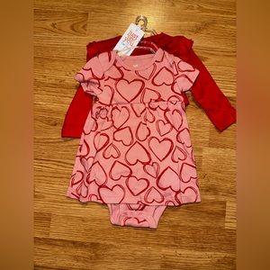 Baby Girls Dress and Cardigan Set 9 Months New